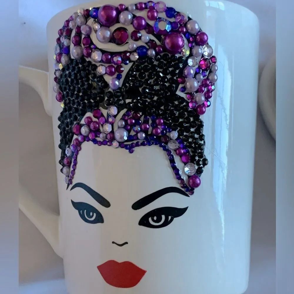 Hazel bling diva mug